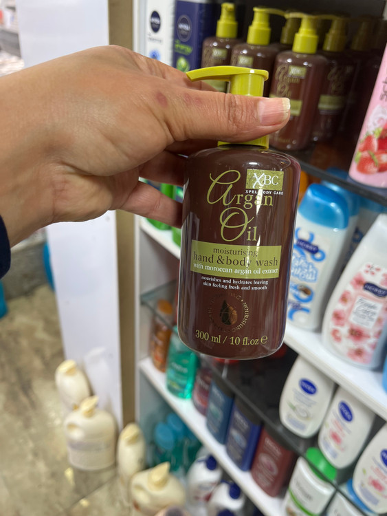 شوینده دست و بدن XBC مدل Argan Oil آبرسان و مغذی - حجم ۳۰۰ میلیلیتر