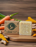 صابون گیاهی هویج و زردچوبه مهتاب (روشنکننده و ضد لک)