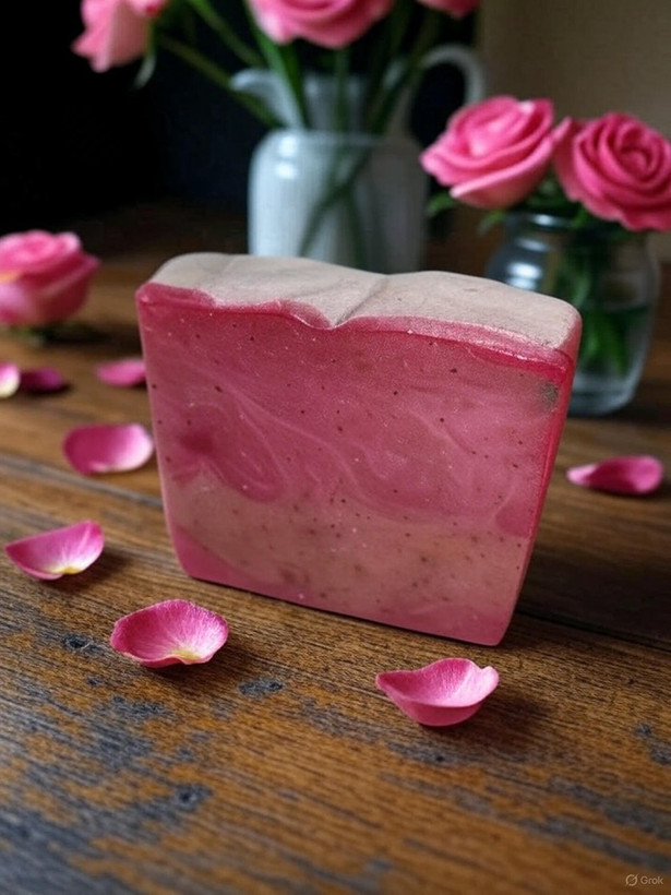 صابون گیاهی گل سرخ مهتاب (آبرسان و جوانساز قوی)