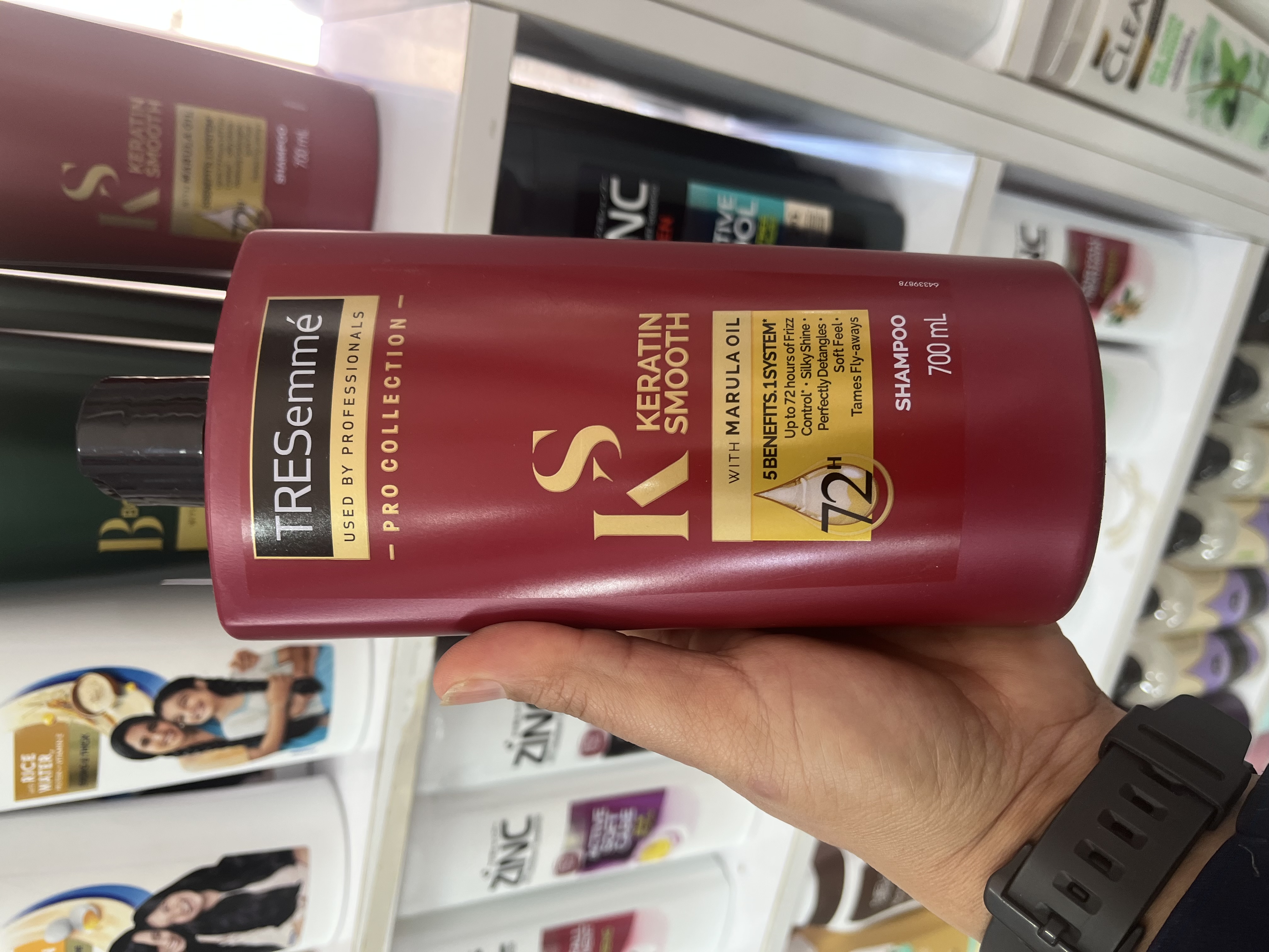 شامپو کراتینه تخصصی ترسمه مدل Keratin Smooth حاوی روغن مارولا حجم ۷۰۰ میلیلیتر