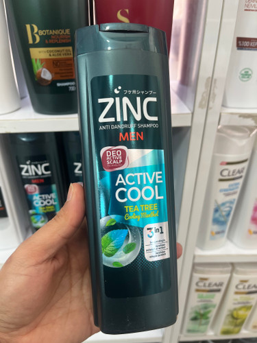 شامپو ضد شوره تخصصی زینک (Zinc) مدل Anti Dandruff حجم ۳۴۰ میلیلیتر