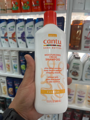 شامپو کرمی مرطوبکننده کانتو (Cantu) حاوی شیباتر خالص – ۴۰۰ میلیلیتر