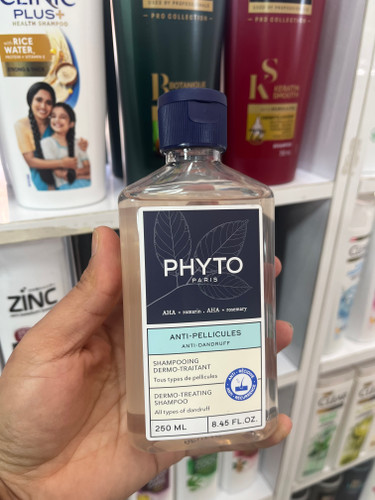 شامپو ضد شوره تخصصی فیتو (Phyto) مدل Anti-Pellicules حاوی AHA و رزماری – ۲۵۰ میلیلیتر