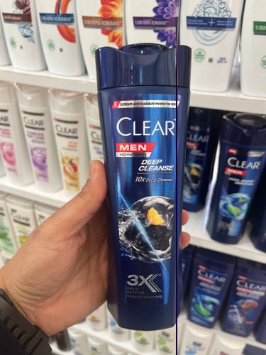 شامپو ضد شوره و پاککننده عمیق کلیر مردانه (Clear Men) مدل Deep Cleanse حجم ۳۱۵ میلیلیتر