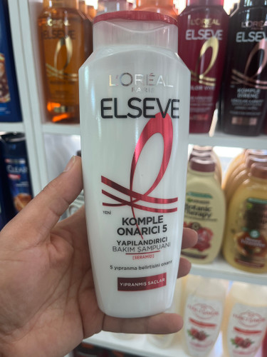 شامپو ترمیمکننده ۵ کاره لورآل (L'Oréal) مدل Elseve Komple Onarıcı 5 حاوی سرامید حجم ۳۶۰ میلیلیتر
