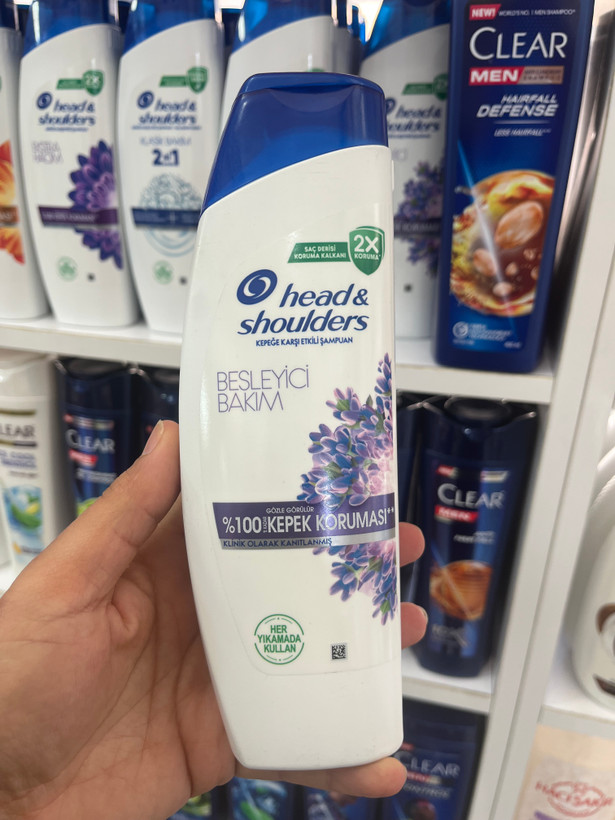 شامپو ضدشوره هد اند شولدرز (Head & Shoulders) مدل Besleyici Bakım حاوی عصاره اسطوخودوس حجم ۳۳۰ میلیلیتر