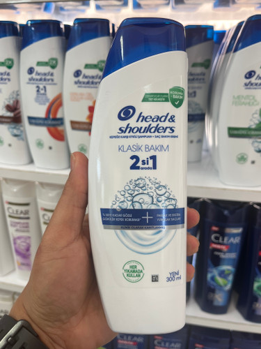 شامپو و نرمکننده ۲ در ۱ هد اند شولدرز (Head & Shoulders) مدل Klasik Bakım حجم ۳۰۰ میلیلیتر