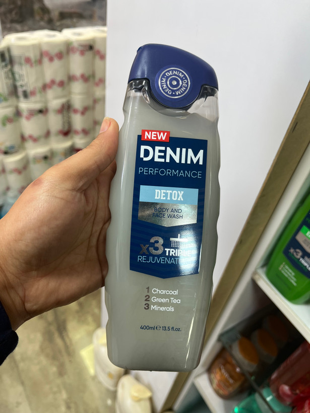 شامپو صورت و بدن دنیم Denim مدل Performance Boost حجم ۲۵۰ میلیلیتر