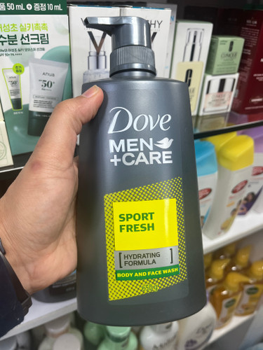 شامپو بدن و صورت مردانه داو (Dove) مدل Sport Fresh حجم ۶۵۰ میلیلیتر