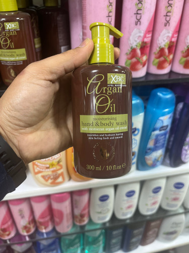 شوینده دست و بدن XBC مدل Argan Oil آبرسان و مغذی - حجم ۳۰۰ میلیلیتر