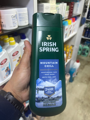 شامپو بدن و صورت آیریش اسپرینگ (Irish Spring) مدل Mountain Chill حجم ۵۹۱ میل