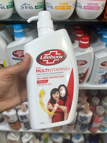 شامپو بدن آنتیباکتریال لایفبوی (Lifebuoy) مدل Total 10 – حجم ۱ لیتر (اقتصادی)