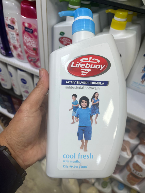 شامپو بدن آنتیباکتریال لایفبوی (Lifebuoy) مدل Cool Fresh – حاوی نقره فعال و منتول