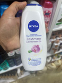 شامپو بدن نیوآ (NIVEA) مدل Cashmere & Cottonseed Oil – حاوی روغن پنبهدانه و ویتامین E