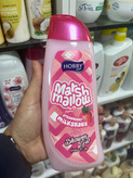 شامپو بدن کرمی هوبی (Hobby) مدل Marshmallow & Strawberry Milkshake – حجم ۵۰۰ میلیلیتر