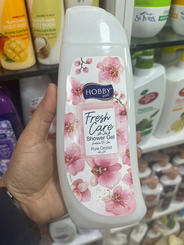 شامپو بدن هوبی (Hobby) مدل Pure Orchid سری Fresh Care – حجم ۵۰۰ میلیلیتر