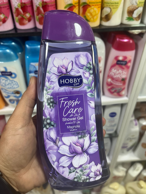 شامپو بدن هوبی (Hobby) مدل Magnolia سری Fresh Care – حجم ۵۰۰ میلیلیتر