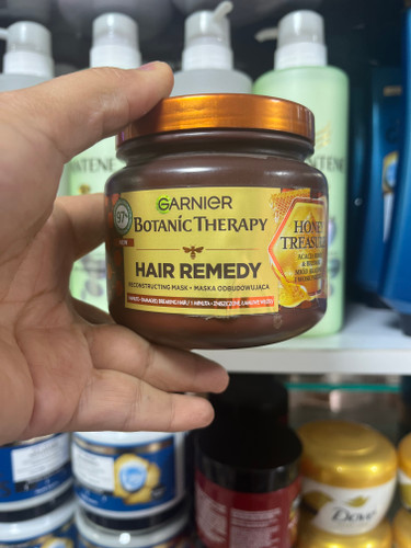 اسک موی ۱ دقیقهای بازسازیکننده گارنیه (Garnier) مدل Honey Treasures – حجم ۳۴۰ میلیلیتر