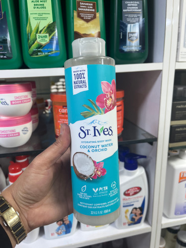 شامپو بدن آبرسان سن تایوز (St. Ives) مدل Coconut Water & Orchid – ۶۵۰ میلیلیتر