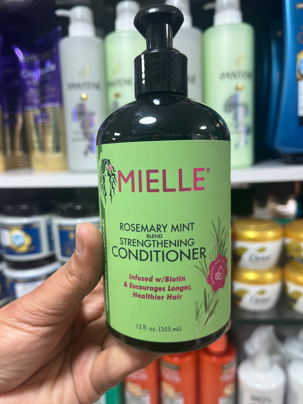 نرمکننده تقویتکننده مو میله (Mielle) مدل Rosemary Mint حاوی بیوتین – ۳۵۵ میلیلیتر