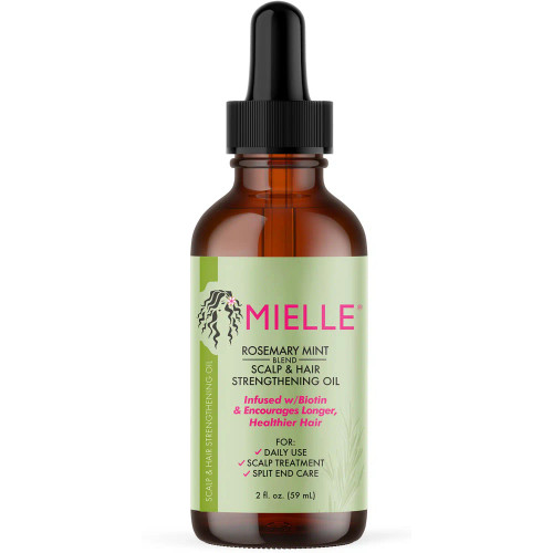 روغن مو رزماری مییله اصل مدل Mielle Organics Rosemary scalp strengthening حجم 60 میلی لیتر