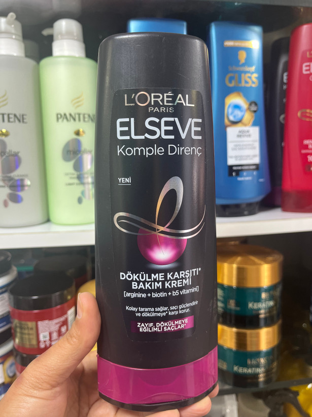 نرمکننده مو ضد ریزش لورآل (L'Oréal) مدل Komple Direnç حاوی بیوتین و آرژنین – ۳۶۰ میلیلیتر