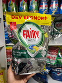قرص ماشین ظرفشویی فایری (Fairy) مدل Platinum بسته ۷۲ عددی – رایحه لیمو