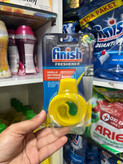 بوگیر و خوشبوکننده ماشین ظرفشویی فینیش (Finish) مدل Lemon Sparkle با ماندگاری ۶۰ بار شستشو