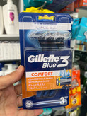 خودتراش ۳ عددی ژیلت (Gillette) مدل Blue 3 Comfort با تکنولوژی شستشوی سریع