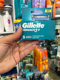 تیغ یدک ۵ عددی ژیلت (Gillette) مدل Mach3+ (ماک ۳ پلاس) - اصل لهستان