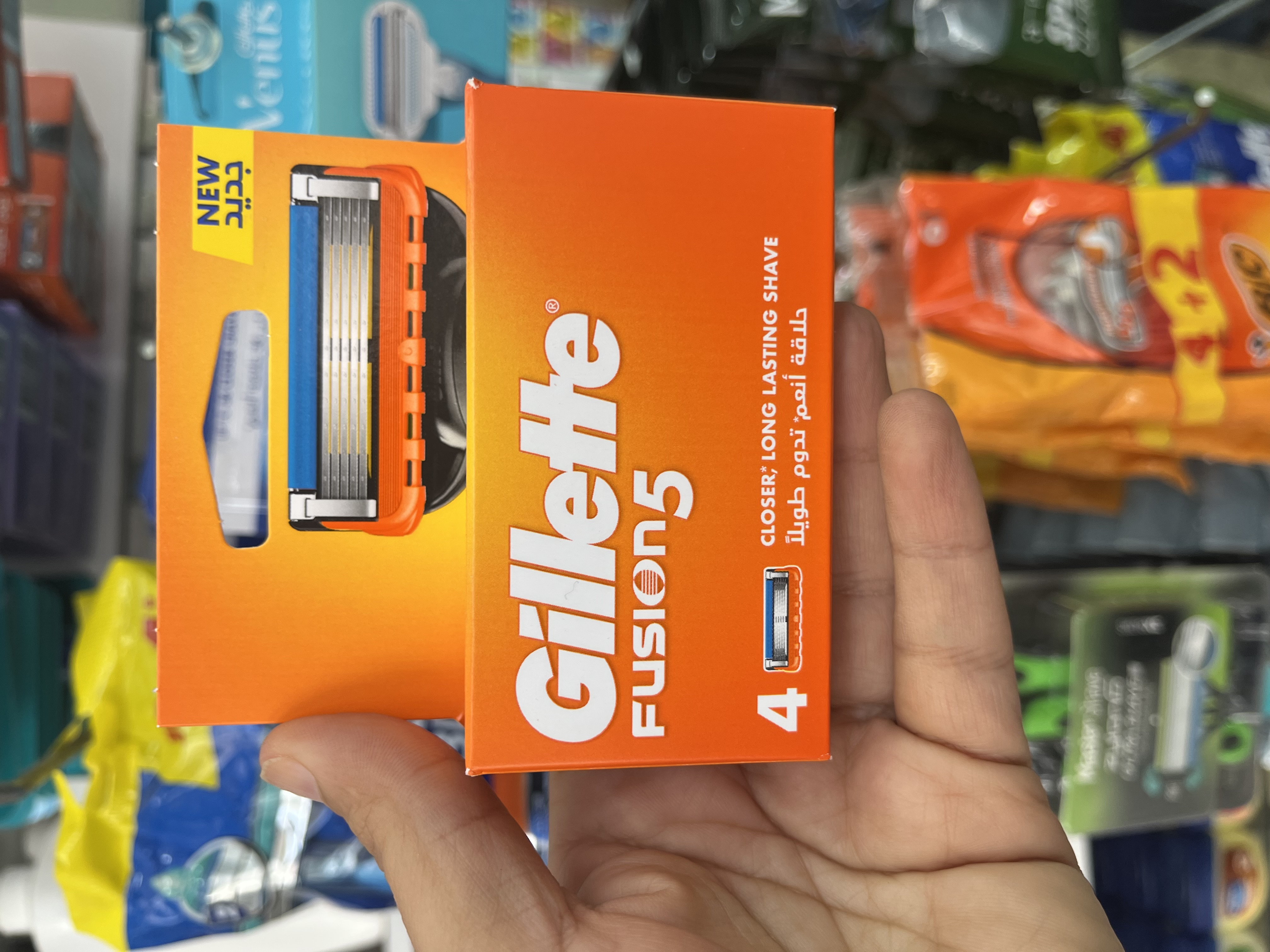تیغ یدک ۴ عددی ژیلت (Gillette) مدل Fusion5 - ساخت آلمان