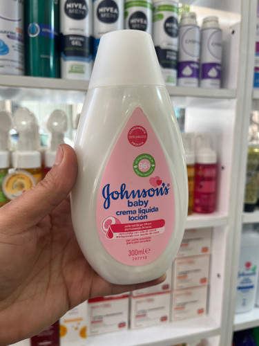 لوسیون بدن کودک جانسون (Johnson's) مدل صورتی (Baby Pink Lotion) - حجم ۳۰۰ میلیلیتر