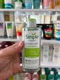 میسلار واتر سیمپل (Simple) مدل Kind to Skin - پاککننده ملایم آرایش و آلودگی (حجم 200 میلیلیتر)
