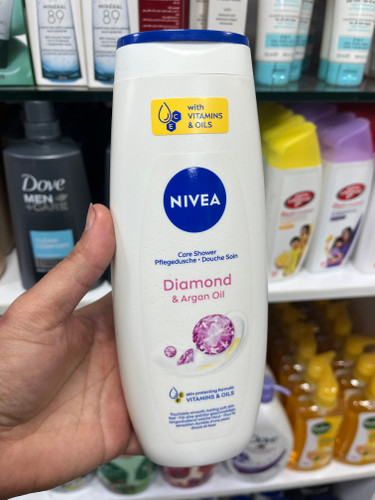 شامپو بدن نیوآ (NIVEA) مدل دیاموند (Diamond) و روغن آرگان - حجم ۵۰۰ میلیلیتر