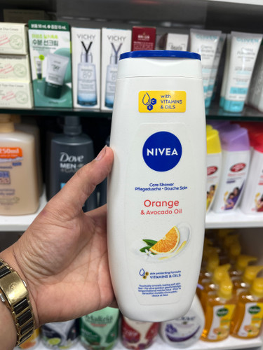 شامپو بدن نیوآ (NIVEA) مدل پرتقال و روغن آووکادو - حجم ۵۰۰ میلیلیتر