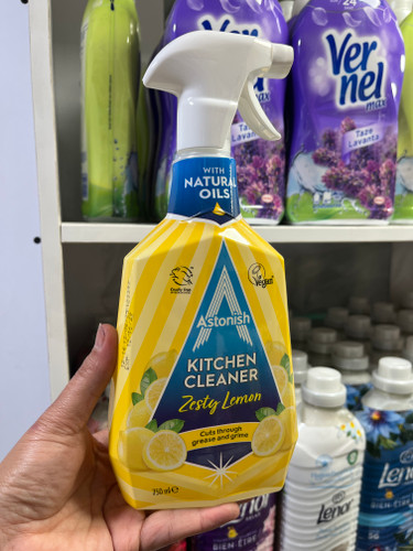 اسپری پاککننده و چربیزدای آشپزخانه آستونیش (Astonish) رایحه لیمو - ۷۵۰ میلیلیتر