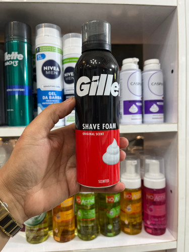 فوم/کف اصلاح صورت جلیت (Gillette) مدل Original Scent (رایحه کلاسیک خوشبو)