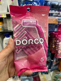 تیغ اصلاح زنانه دورکو (Dorco) مدل TG708 - بسته ۵ عددی