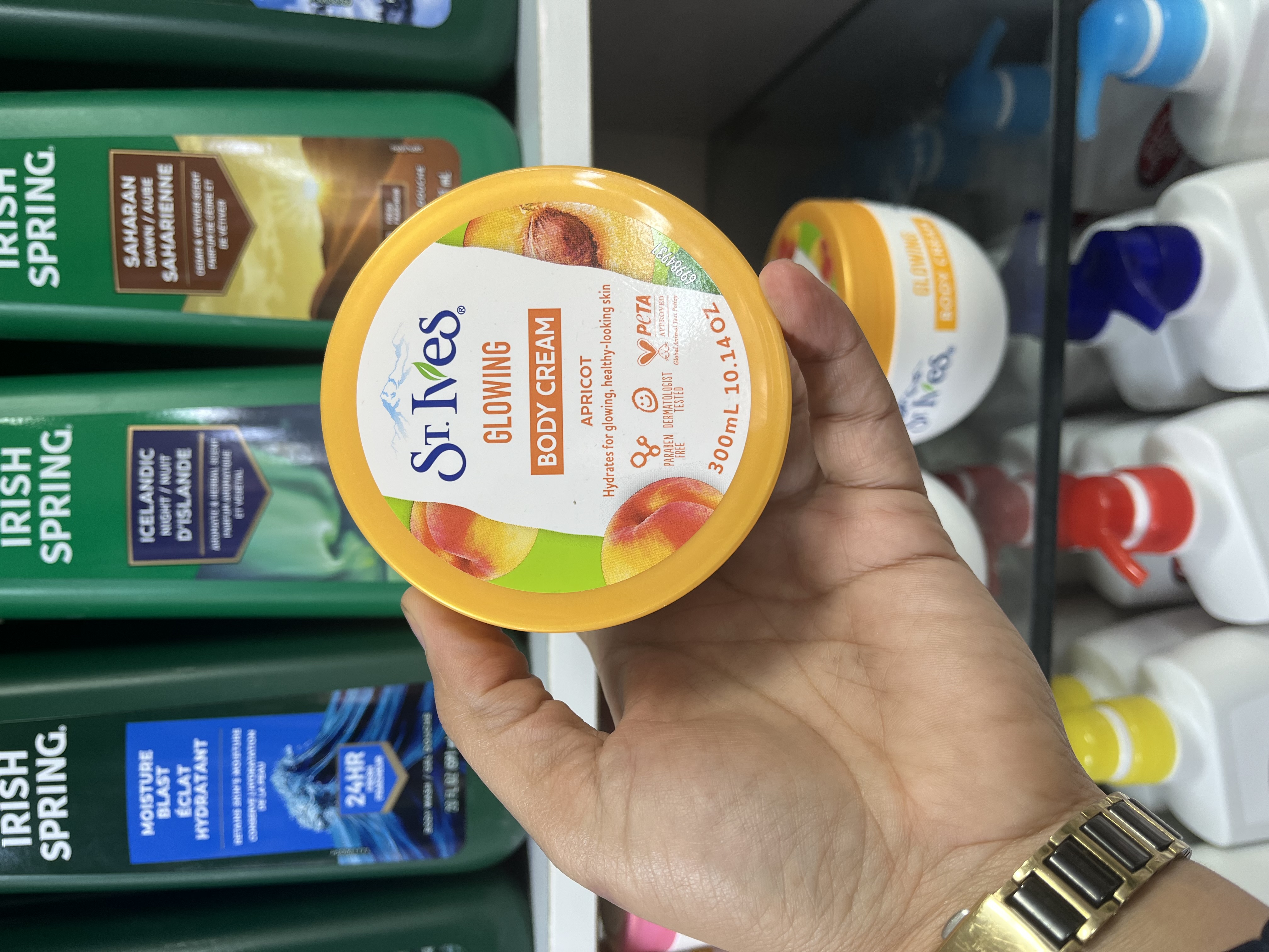 کرم مرطوب کننده و آبرسان دست و بدن سن تیوز/استیویز (St. Ives) مدل Apricot - ۳۰۰ میلی‌لیتر