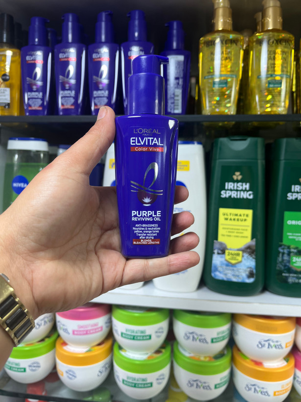 روغن موی بنفش ضد زردی و احیاکننده لورآل (L'Oréal) مدل Color Vive - ۱۰۰ میلیلیتر