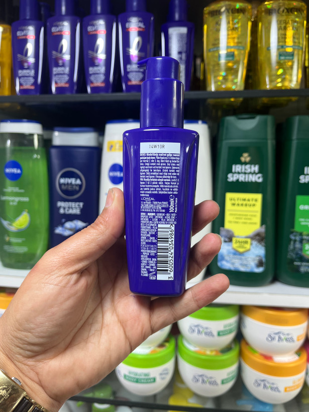 روغن موی بنفش ضد زردی و احیاکننده لورآل (L'Oréal) مدل Color Vive - ۱۰۰ میلیلیتر
