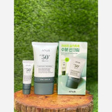 پک دوقلو ضد آفتاب هارتلیف آنوآ (Anua) مدل Silky Moisture - (حجم ۵۰ml + ۱۰ml)