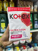 نوار بهداشتی ۱۸ عددی کوتکس (Kotex) مدل Ultra Uzun - سایز بزرگ با جذب فوقالعاده