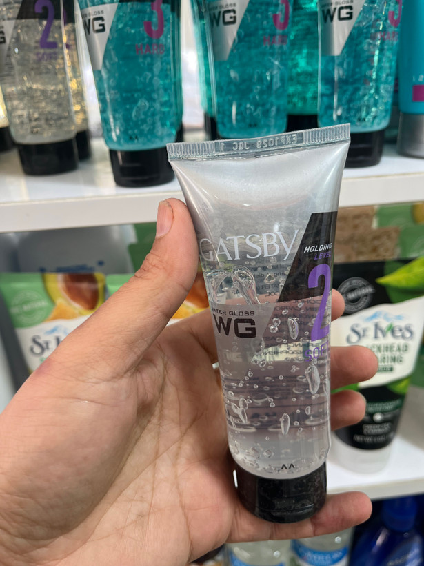 ژل حالتدهنده فوقالعاده قوی مو گتسبی (Gatsby) مدل Water Gloss Super Hard - حجم ۱۰۰ گرم
