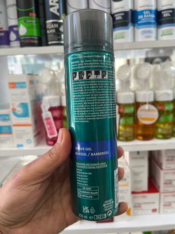 ژل اصلاح صورت ژیلت (Gillette) سری Series مدل خنککننده - حجم ۲۰۰ میلیلیتر