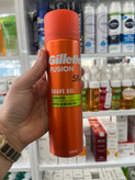 ژل اصلاح صورت ژیلت (Gillette) سری Fusion مدل Sensitive حاوی روغن بادام - ۲۰۰ میلیلیتر