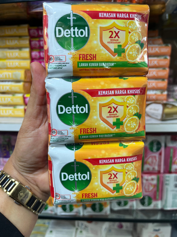 صابون آنتیباکتریال دتول (Dettol) مدل Fresh - وزن ۱۰۰ گرم