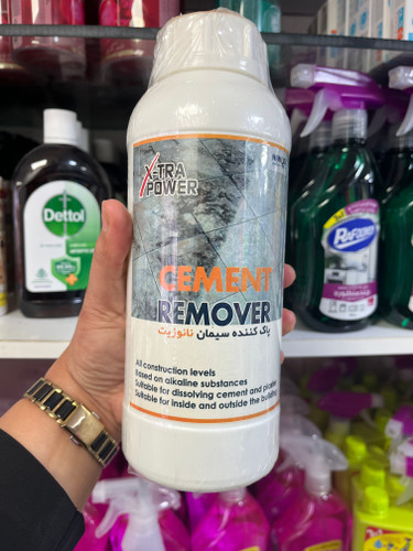 حلال و پاککننده سیمان و گچ نانوزیت (Nanozit) مدل Extra Power - حجم ۱ لیتر