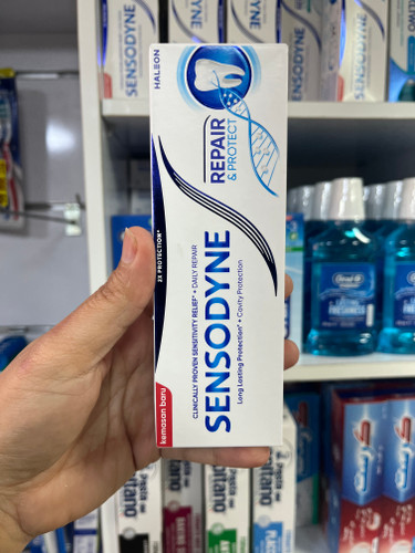 خمیر دندان سنسوداین (Sensodyne) مدل Repair & Protect - رفع حساسیت و ترمیم روزانه