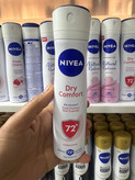 اسپری ضد تعریق زنانه نیوآ (Nivea) مدل درای کامفورت (Dry Comfort) - محافظت ۷۲ ساعته، بدون الکل
